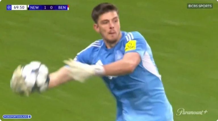 Newcastle goalkeeper makes history in the Champions League with this incredible, magical assist, which has become the talk of the world and led to a rare and unforgettable goal that Champions League history will never forget.