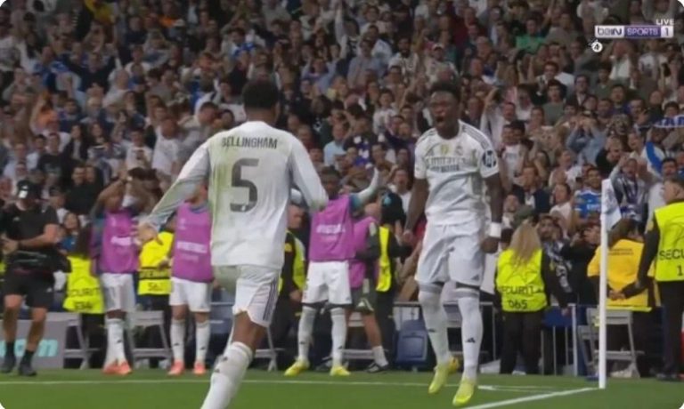 Watch the stunning winning goal by Real Madrid against Juventus in the Champions League nights and the incredible effort made by the Brazilian Vinícius.