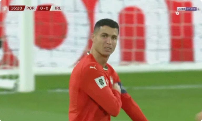 The shocking and bizarre scenario involving Cristiano Ronaldo and Bernardo Silva, which no one could understand at all, due to what happened in this moment during the Portugal vs. Ireland match in the World Cup qualifiers.