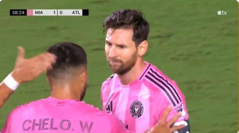Watch Messi’s incredible first goal against Atlanta United in the MLS today.