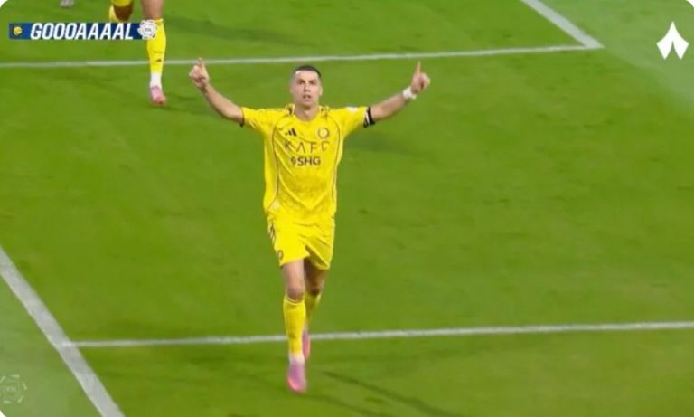 Watch Cristiano Ronaldo’s decisive goal in the final seconds of the Saudi Pro League today.