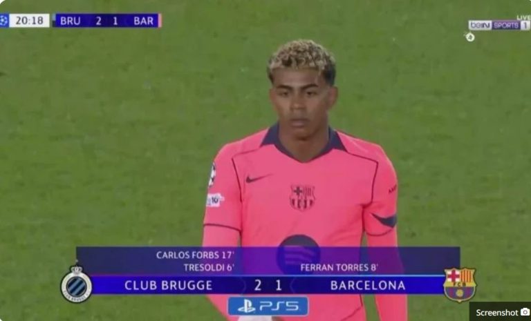 Watch the historic goal by Club Brugge against Barcelona and the insane speed used by the Portuguese striker to shock, amaze, and stun everyone on the field.