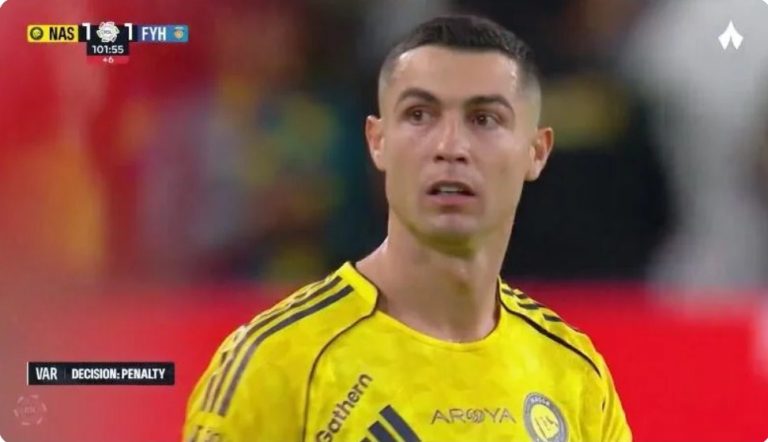 Watch Ronaldo’s crucial and insane penalty that gave victory to his team in the last second of the match!