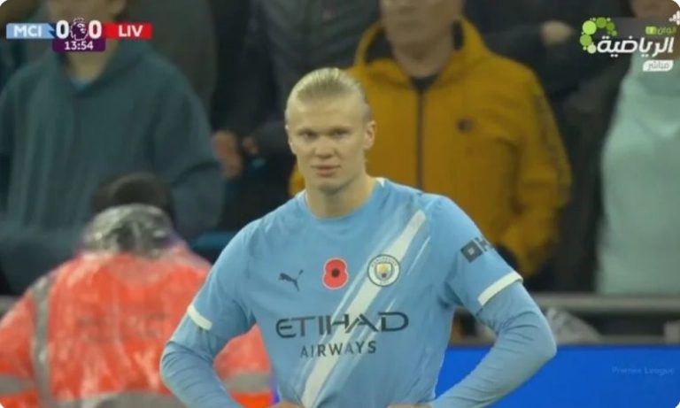 Haaland experiences the most shocking scenario while taking a penalty against Liverpool in the English Premier League today!!