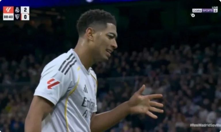 This is the first historic ethical moment from Europe because of what Bellingham did at the moment a penalty was awarded to Real Madrid against Sevilla!!