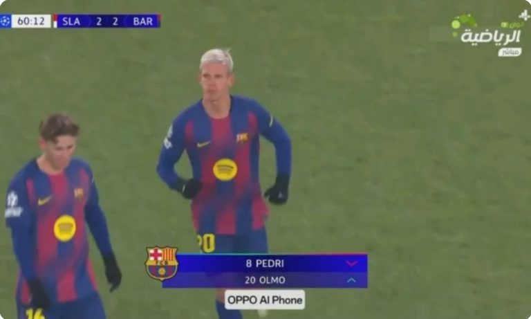 Watch Barcelona’s historic winning goal against Slavia Prague in the UEFA Champions League, and see the exceptional way Olmo reignited hope for Barcelona to secure direct qualification to the Round of 16 once again!