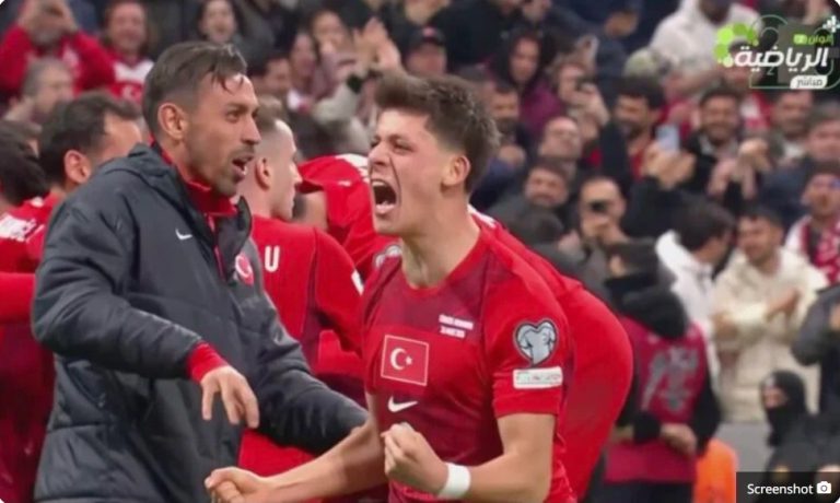 Watch the insane cross-continental technique used by Real Madrid player Arda Güler in the goal that secured Turkey’s win and qualification for the World Cup playoff final.