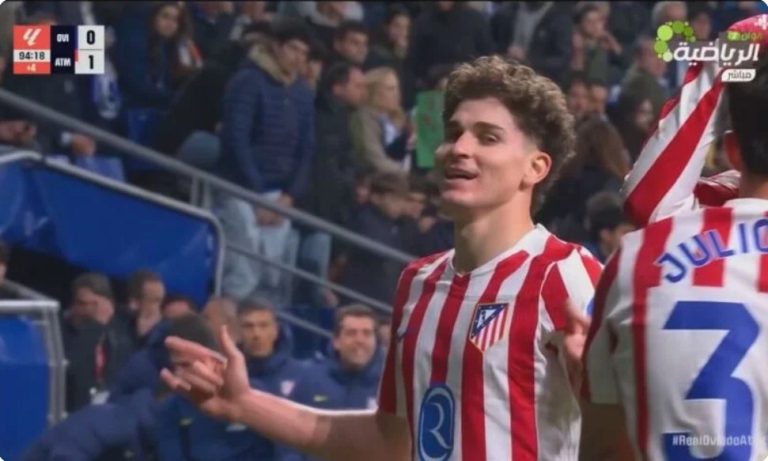 Watch Julián Álvarez’s insane and world-class goal that sealed Atlético Madrid’s victory over Real Oviedo in La Liga, along with a hysterical and crazy celebration from Diego Simeone and a strange reaction and shock that struck all the Real Oviedo players and fans!!