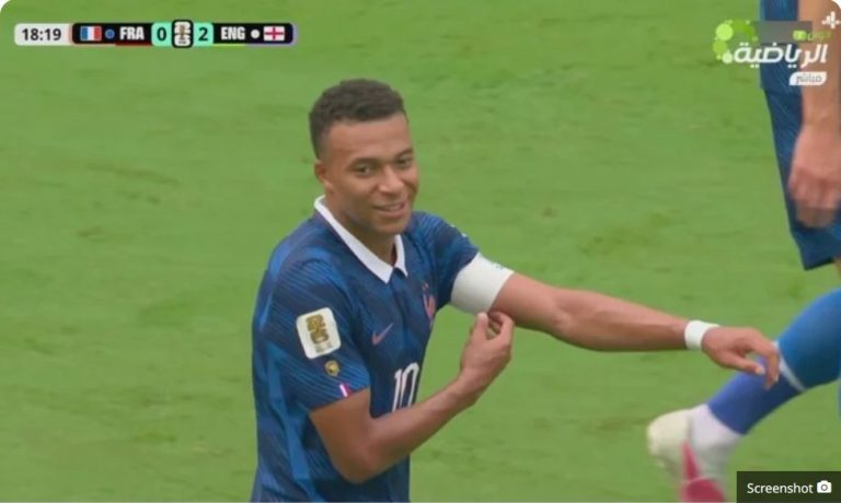 The moment that could make the French public turn against Mbappé, with calls to leave him out of the national team squad again because of what he did when England scored their second goal in the FIFA World Cup third-place playoff.