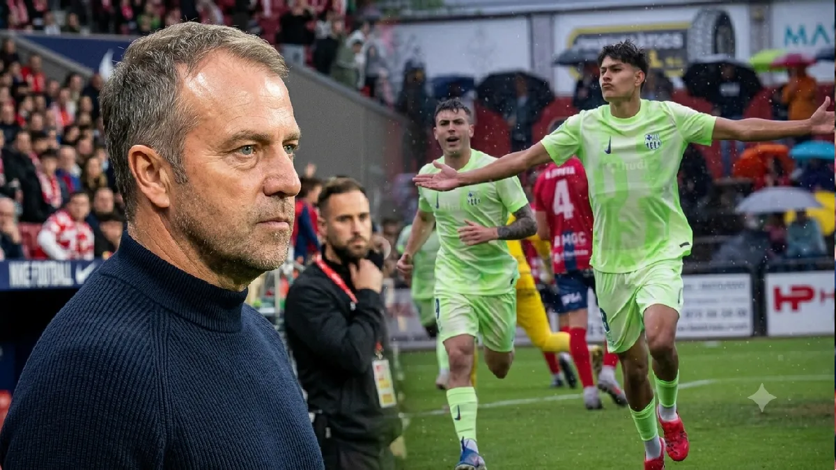 Hansi Flick halts young midfielder Brian Farinas transfer from Barcelona to Girona during pre-season