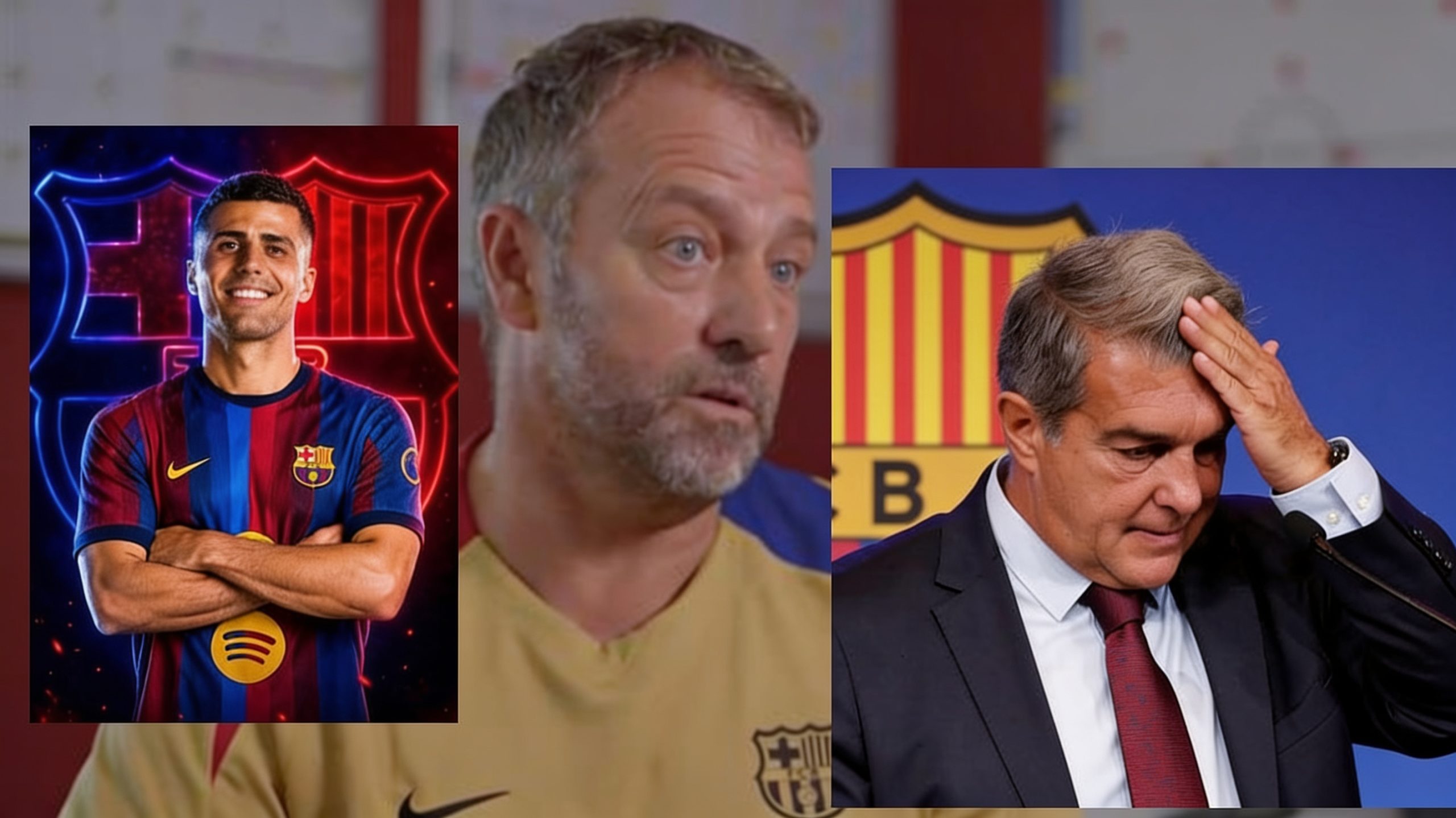 Rodri Ignites Barcelona.. Laporta Pushes as Flick Waits for the Final Decision in the Final Hours!