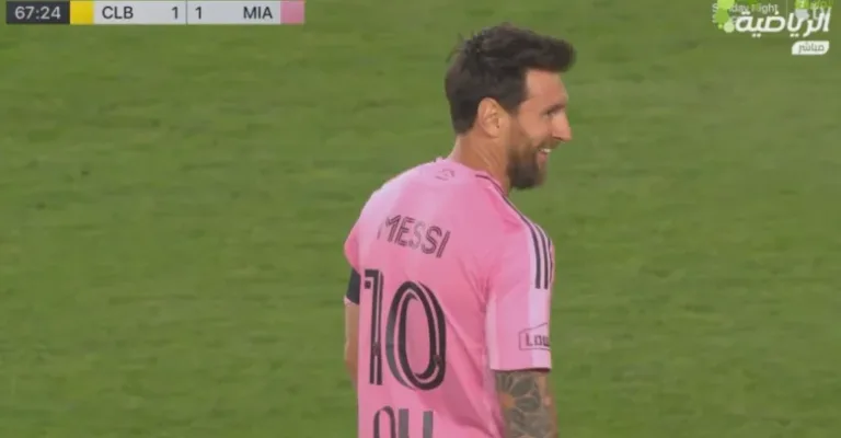 Watch the insane free kick Messi scored against Columbus Crew in MLS!