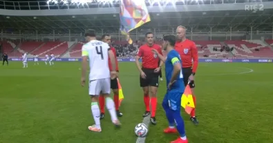 WATCH what the Irish hero did to the player from the “nothing” team before the opening whistle of their match today in the UEFA Nations League!