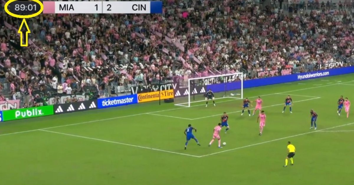 A HUMAN EARTHQUAKE shook American soccer in the 89th minute when Inter Miami was trailing 2-1, only for Brazilian Riquelme Felipe to appear like a HURRICANE and fire the ball into the net with a DEADLY equalizer that set EVERYTHING ablaze! 🤯🔥