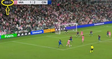 A HUMAN EARTHQUAKE shook American soccer in the 89th minute when Inter Miami was trailing 2-1, only for Brazilian Riquelme Felipe to appear like a HURRICANE and fire the ball into the net with a DEADLY equalizer that set EVERYTHING ablaze! 🤯🔥