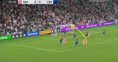 Luis Suárez DESTROYS every rule of football in the 60th minute, scoring an UNBELIEVABLE goal against Cincinnati from an angle where “the devil himself lives,” leaving fans’ brains completely SHUT DOWN! 🤯🔥