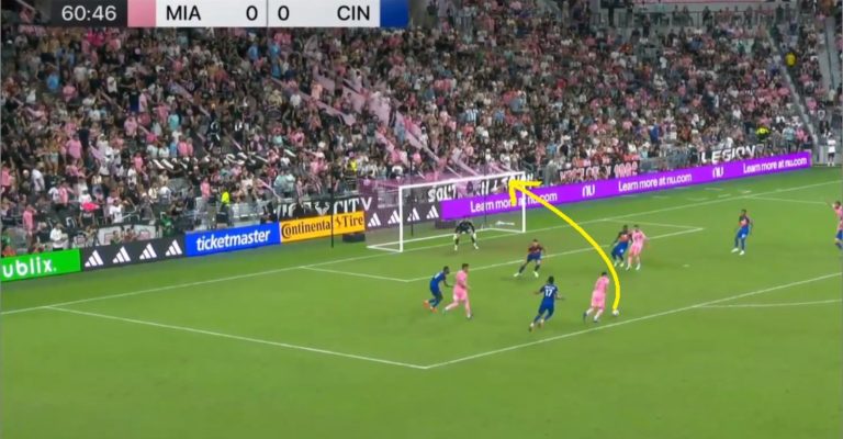 Luis Suárez DESTROYS every rule of football in the 60th minute, scoring an UNBELIEVABLE goal against Cincinnati from an angle where “the devil himself lives,” leaving fans’ brains completely SHUT DOWN! 🤯🔥