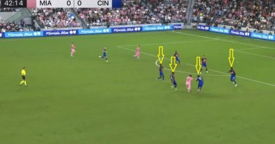 Watch… When 4 defenders trap the 39-year-old legend in a DEADLY TRAP, Lionel Messi suddenly VANISHES completely, turning into a GHOST who dribbles past the impossible in MLS!