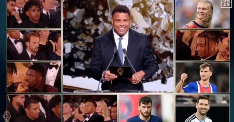 Watch the moment Harry Kane is announced as the Ballon d’Or winner for the first time in his career, and the shocked reactions of Mbappé and Lamine Yamal, along with the MADNESS of everyone attending the ceremony!