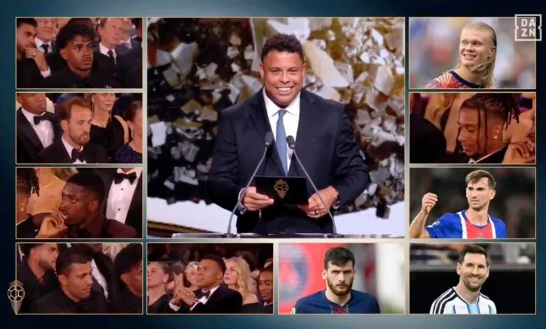 Watch the moment Harry Kane is announced as the Ballon d’Or winner for the first time in his career, and the shocked reactions of Mbappé and Lamine Yamal, along with the MADNESS of everyone attending the ceremony!