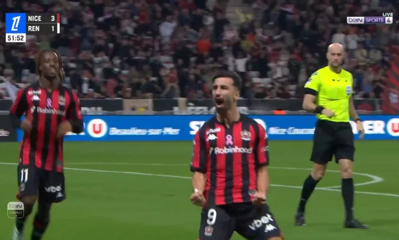 Watch Amoura’s incredible goal against Rennes in the French League today!