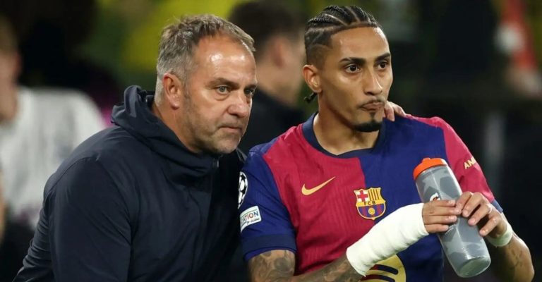 Raphinha reveals how Hansi Flick saved him from leaving Barcelona at the last moment