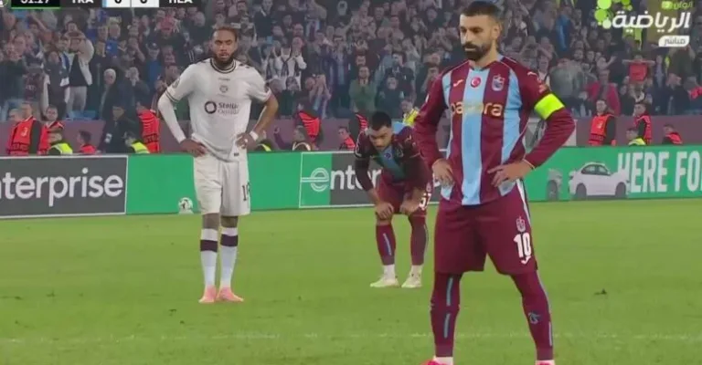 Watch Mohamed Salah’s historic penalty kick that he scored in a rare fashion during today’s Trabzonspor match against Scottish Hearts!