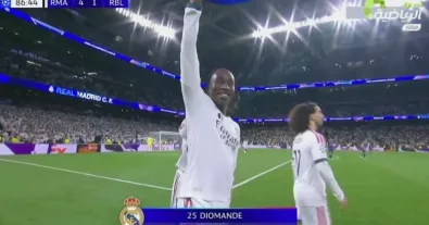 A crazy Ivorian player named Diomande will cause the Bernabéu stadium’s goal nets to be replaced because of the rocket-like way he scored a historic last-minute goal moments after coming on as a substitute in the Real Madrid and Leipzig Champions League match